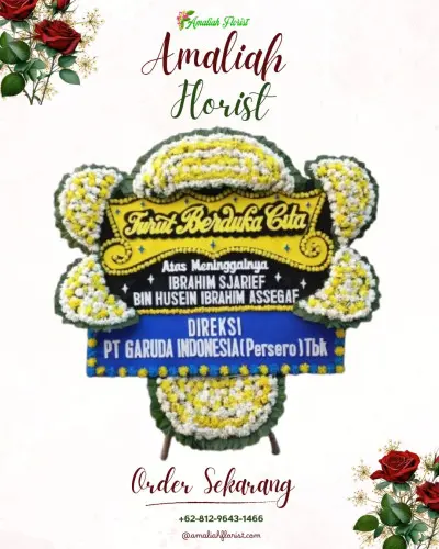 Papan Bunga Duka di Leyangan